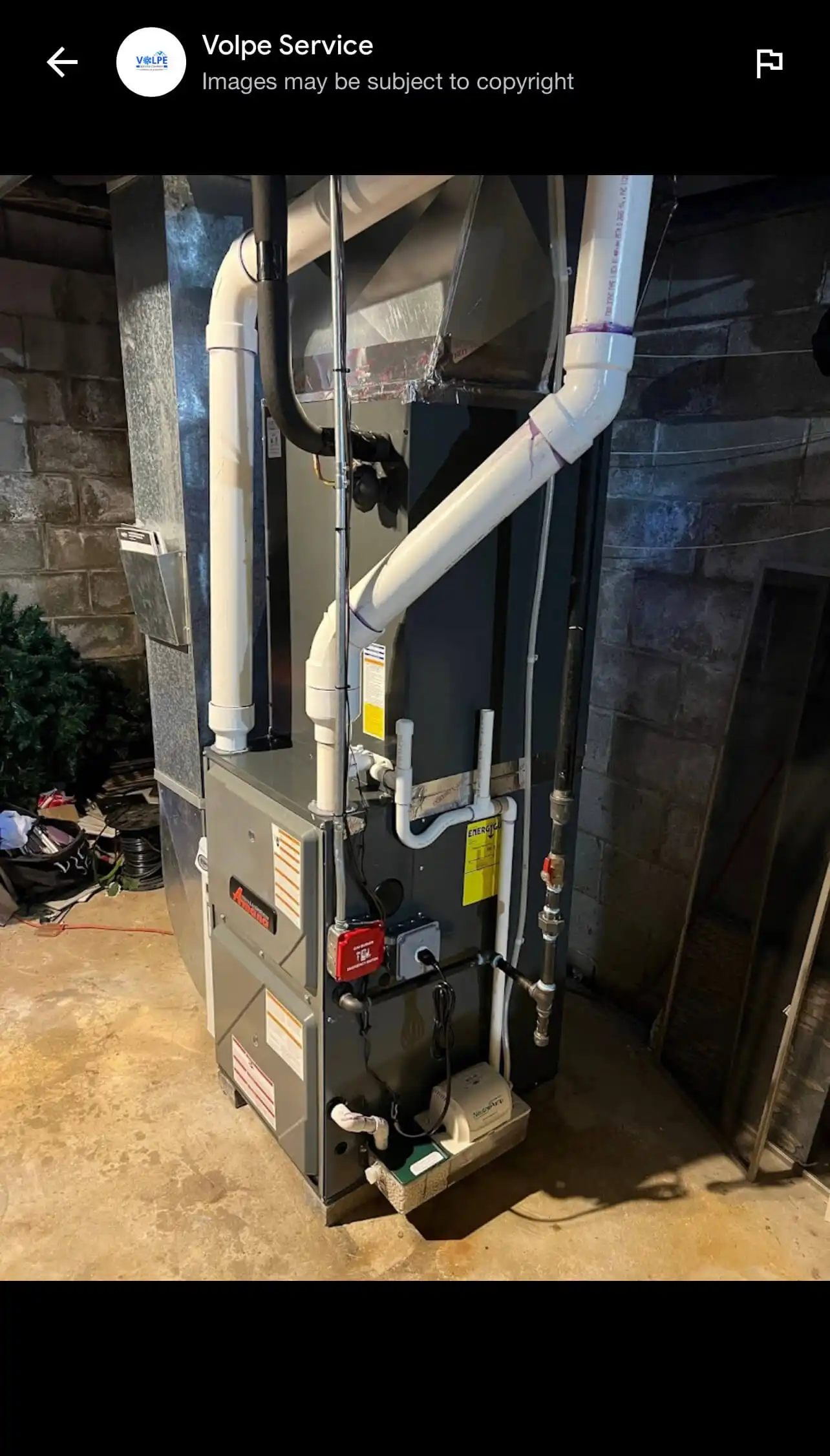 Residential furnace and air conditioning system installation