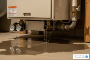 boiler leaking water