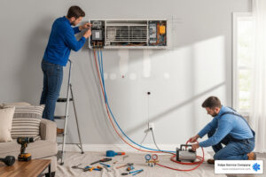 mini split AC install