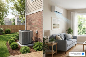 central ac vs ductless mini split comparison