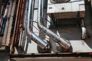 modern high-efficiency HVAC system installed in a residential home - how hvac condition affects home appraisals