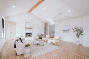 clean allergen-free living room with bright natural light and minimal decor